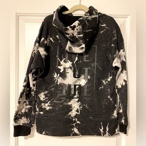 HUDSON JEANS KIDS TIE DYE HOODIE SIZE 8/10 “THE FUTURE”